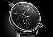 JAQUET DROZ | 雅克德罗以缟玛瑙偏心大秒针计时码表，演绎深邃而浓烈的迷人魅力